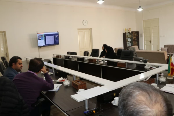 جلسه ویدیو کنفراس شورای انضباطی دانشگاه  فرهنگیان  استان آذربایجان شرقی 3