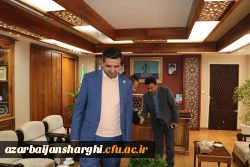 نشست رئیس دانشگاه فرهنگیان تبریز با رئیس دانشگاه مادر استان  آذربایجان شرقی 3