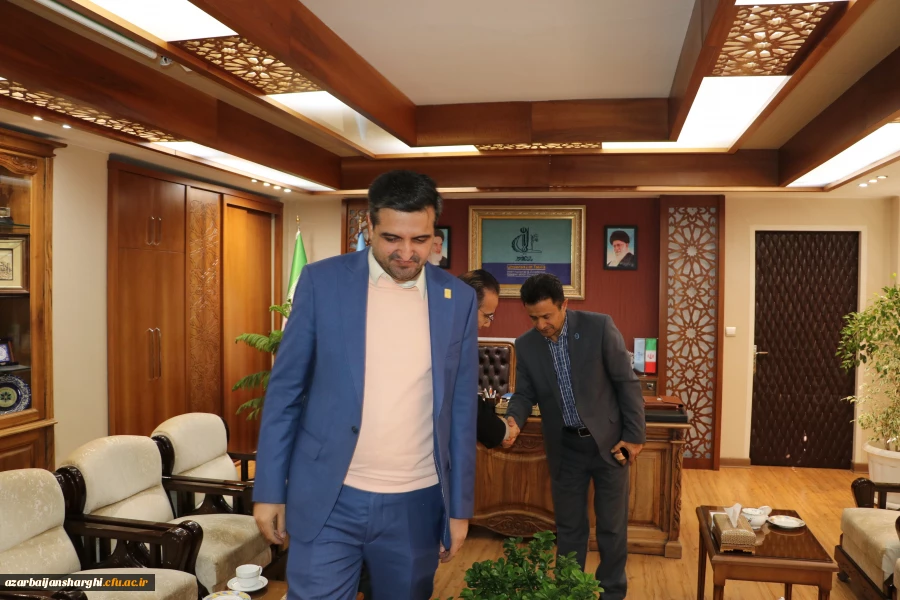 نشست رئیس دانشگاه فرهنگیان تبریز با رئیس دانشگاه مادر استان  آذربایجان شرقی 3