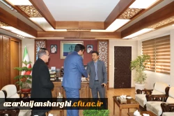 نشست رئیس دانشگاه فرهنگیان تبریز با رئیس دانشگاه مادر استان  آذربایجان شرقی 4