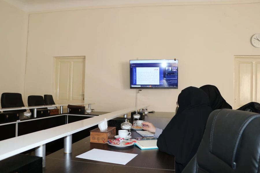 جلسه ویدیو کنفراس شورای انضباطی دانشگاه  فرهنگیان  استان آذربایجان شرقی 8