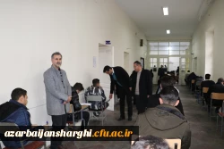 بازدید رئیس دانشگاه فرهنگیان آذربایجان شرقی در اولین روز برگزاری امتحانات پایان ترم
 3