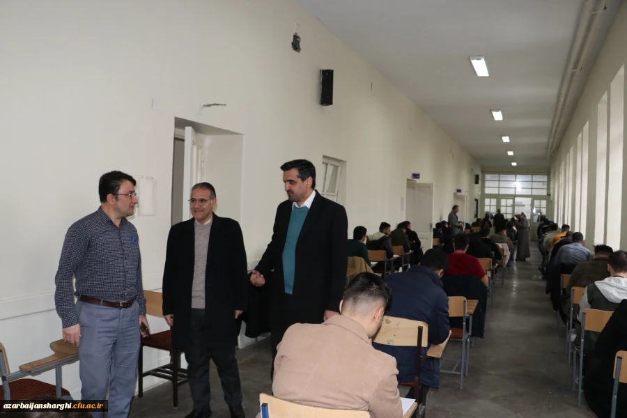 بازدید رئیس دانشگاه فرهنگیان آذربایجان شرقی در اولین روز برگزاری امتحانات پایان ترم
 5