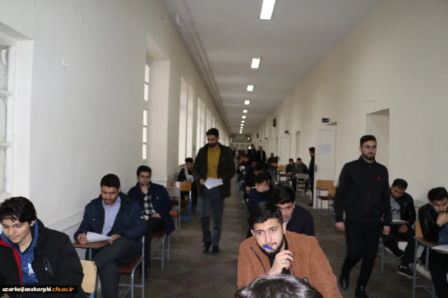 بازدید رئیس دانشگاه فرهنگیان آذربایجان شرقی در اولین روز برگزاری امتحانات پایان ترم
 2