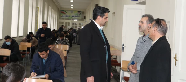 بازدید رئیس دانشگاه فرهنگیان آذربایجان شرقی در اولین روز برگزاری امتحانات پایان ترم
 2