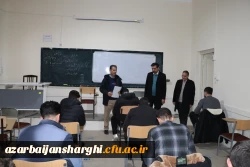 بازدید رئیس دانشگاه فرهنگیان آذربایجان شرقی در اولین روز برگزاری امتحانات پایان ترم
 5