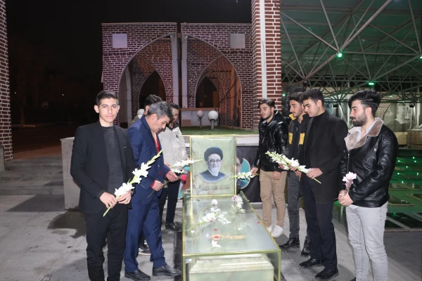 جشن دیدار با پدران آسمانی همزمان با شب میلاد باسعادت حضرت علی(ع) در وادی رحمت تبریز و شهدای گمنام دانشگاه  3