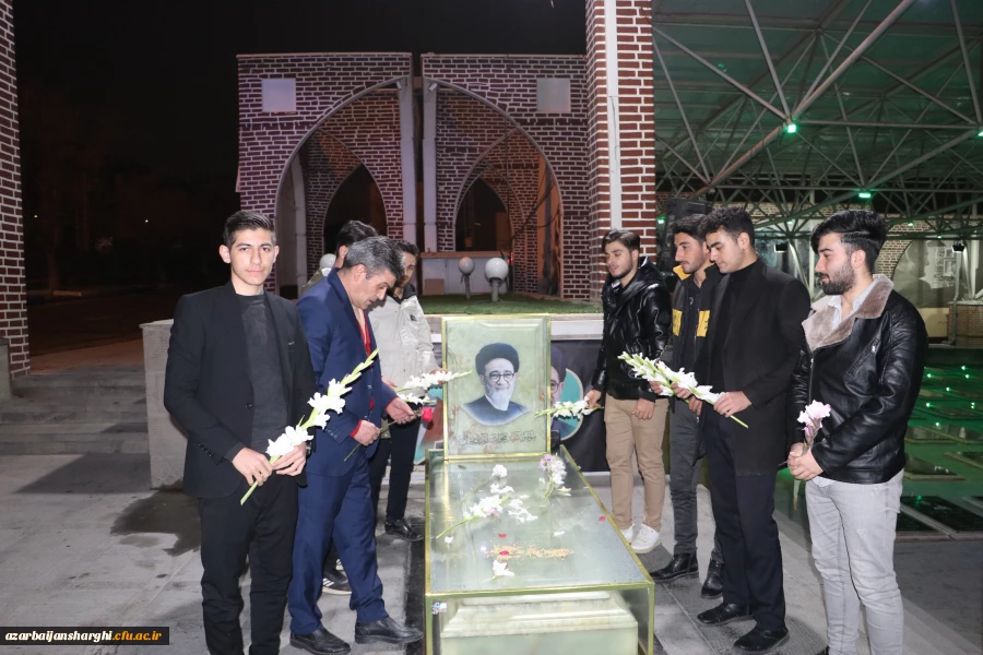 جشن دیدار با پدران آسمانی همزمان با شب میلاد باسعادت حضرت علی(ع) در وادی رحمت تبریز و شهدای گمنام دانشگاه  3