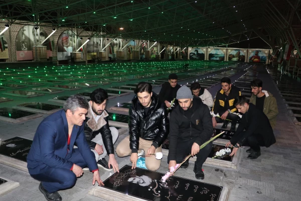 جشن دیدار با پدران آسمانی همزمان با شب میلاد باسعادت حضرت علی(ع) در وادی رحمت تبریز و شهدای گمنام دانشگاه  6