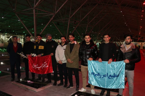 جشن دیدار با پدران آسمانی همزمان با شب میلاد باسعادت حضرت علی(ع) در وادی رحمت تبریز و شهدای گمنام دانشگاه  7