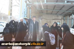  اعزام بزرگترین کاروان دانشجومعلمان دانشگاه فرهنگیان آذربایجان شرقی  به مناطق جنوب کشور 7