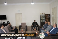 دیدار مدیر کل جدید آموزش وپرورش آذربایجان شرقی با رئیس دانشگاه فرهنگیان استان  10
