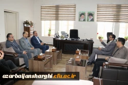 دیدار مدیر کل جدید آموزش وپرورش آذربایجان شرقی با رئیس دانشگاه فرهنگیان استان  15