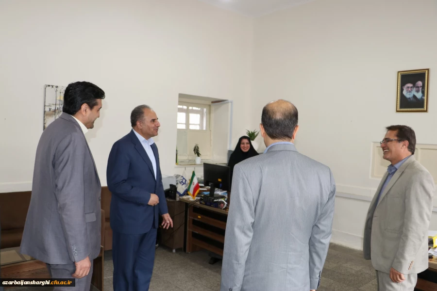 دیدار مدیر کل جدید آموزش وپرورش آذربایجان شرقی با رئیس دانشگاه فرهنگیان استان  34