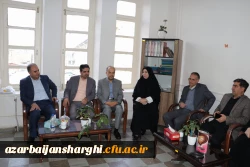 دیدار مدیر کل جدید آموزش وپرورش آذربایجان شرقی با رئیس دانشگاه فرهنگیان استان  43