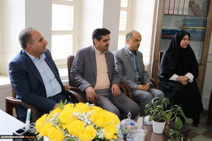دیدار مدیر کل جدید آموزش وپرورش آذربایجان شرقی با رئیس دانشگاه فرهنگیان استان  45