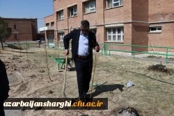 غرس نهال ایثار در پردیس علامه امینی تبریز  3