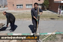 غرس نهال ایثار در پردیس علامه امینی تبریز  5