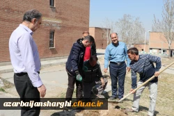غرس نهال ایثار در پردیس علامه امینی تبریز  6