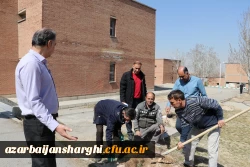 غرس نهال ایثار در پردیس علامه امینی تبریز  9