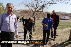 غرس نهال ایثار در پردیس علامه امینی تبریز  12