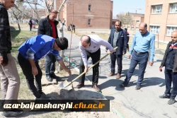 غرس نهال ایثار در پردیس علامه امینی تبریز  16
