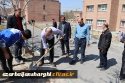 غرس نهال ایثار در پردیس علامه امینی تبریز  17