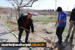 غرس نهال ایثار در پردیس علامه امینی تبریز  18