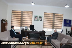 دیدار نماینده مجلس شورای اسلامی بارئیس  دانشگاه فرهنگیان استان آذربایجان شرقی 9