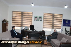 دیدار نماینده مجلس شورای اسلامی بارئیس  دانشگاه فرهنگیان استان آذربایجان شرقی 11