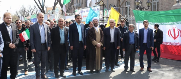 حضور گسترده خانواده بزرگ دانشگاه فرهنگیان آذربایجان شرقی در راهپیمایی روز جهانی قدس  2