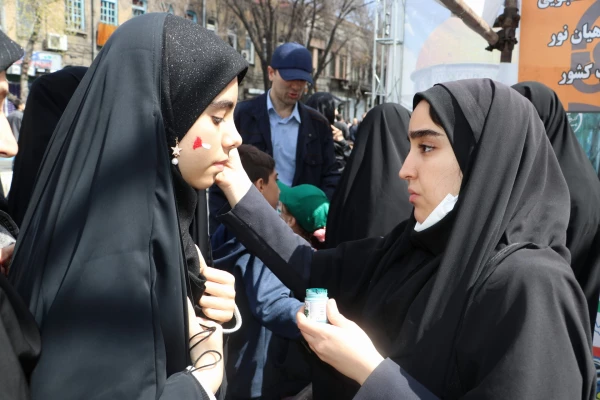 حضور گسترده خانواده بزرگ دانشگاه فرهنگیان آذربایجان شرقی در راهپیمایی روز جهانی قدس  11