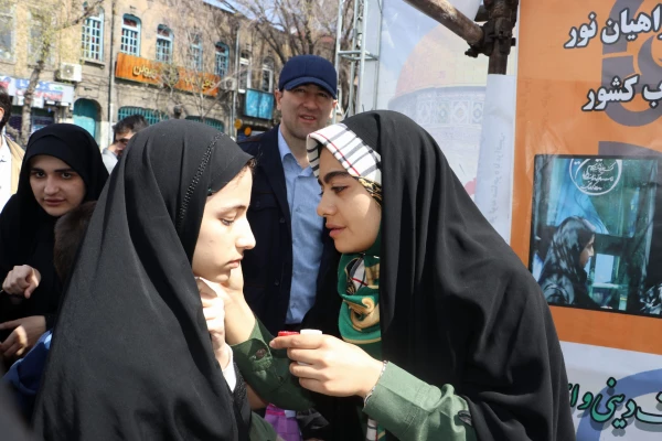 حضور گسترده خانواده بزرگ دانشگاه فرهنگیان آذربایجان شرقی در راهپیمایی روز جهانی قدس  12