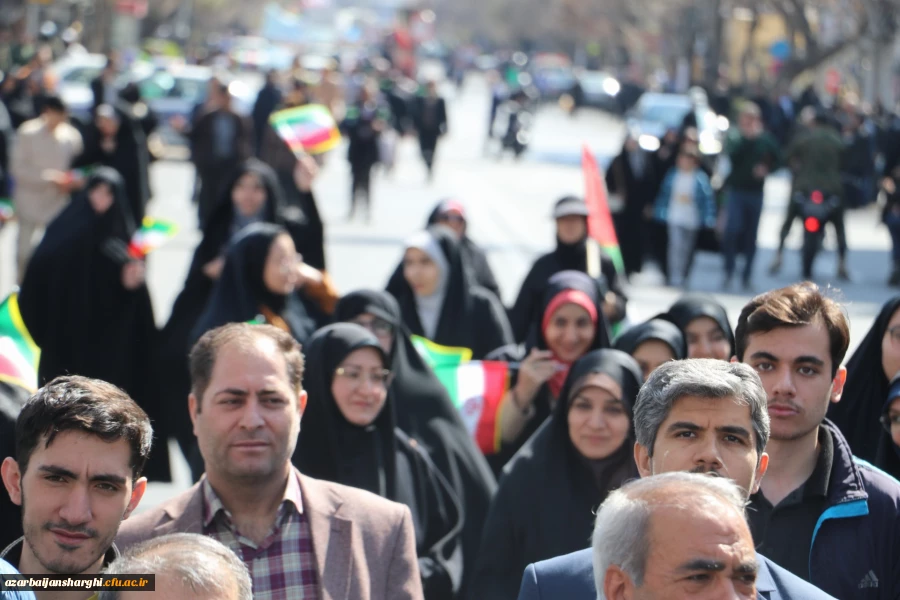 حضور گسترده خانواده بزرگ دانشگاه فرهنگیان آذربایجان شرقی در راهپیمایی روز جهانی قدس  31