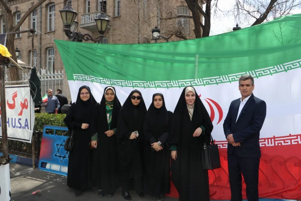 حضور گسترده خانواده بزرگ دانشگاه فرهنگیان آذربایجان شرقی در راهپیمایی روز جهانی قدس  36