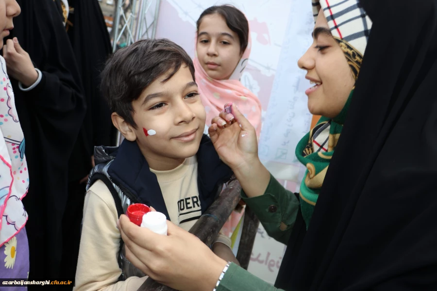 حضور گسترده خانواده بزرگ دانشگاه فرهنگیان آذربایجان شرقی در راهپیمایی روز جهانی قدس  42