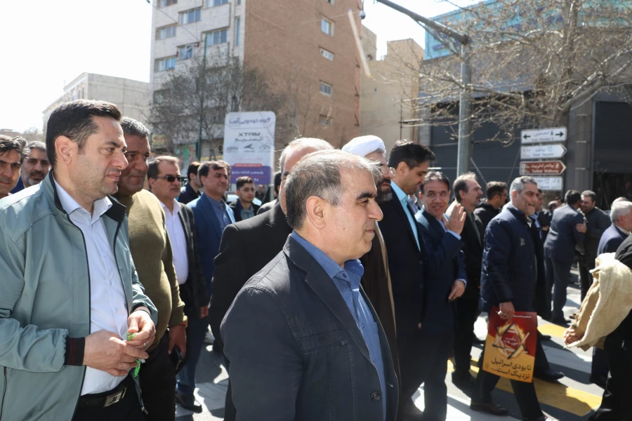 حضور گسترده خانواده بزرگ دانشگاه فرهنگیان آذربایجان شرقی در راهپیمایی روز جهانی قدس  60