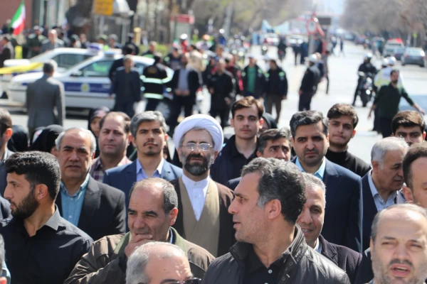 حضور گسترده خانواده بزرگ دانشگاه فرهنگیان آذربایجان شرقی در راهپیمایی روز جهانی قدس  61