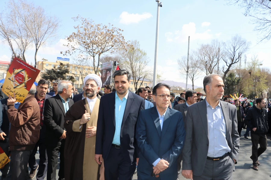 حضور گسترده خانواده بزرگ دانشگاه فرهنگیان آذربایجان شرقی در راهپیمایی روز جهانی قدس  104