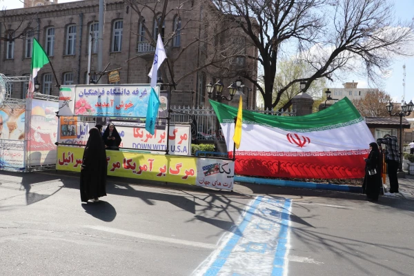 حضور گسترده خانواده بزرگ دانشگاه فرهنگیان آذربایجان شرقی در راهپیمایی روز جهانی قدس  112
