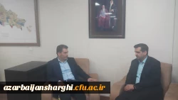 دیدار رئیس دانشگاه فرهنگیان استان با مدیرکل راه و شهرسازی آذربایجان شرقی 4