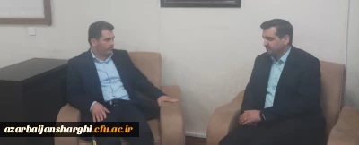 دیدار رئیس دانشگاه فرهنگیان استان با مدیرکل راه و شهرسازی آذربایجان شرقی