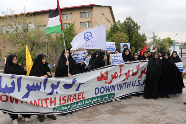 اجتماع دانشجو معلمان ، اساتید و کارکنان دانشگاه فرهنگیان  آذربایجان شرقی در حمایت از مردم مظلوم فلسطین و غزه 40