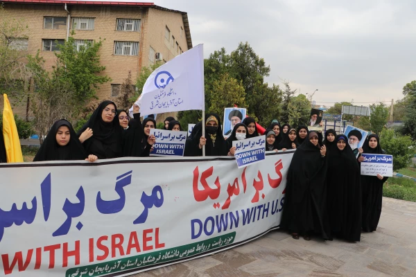 اجتماع دانشجو معلمان ، اساتید و کارکنان دانشگاه فرهنگیان  آذربایجان شرقی در حمایت از مردم مظلوم فلسطین و غزه 42