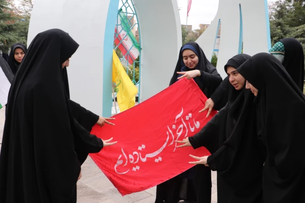 اجتماع دانشجو معلمان ، اساتید و کارکنان دانشگاه فرهنگیان  آذربایجان شرقی در حمایت از مردم مظلوم فلسطین و غزه 51