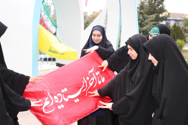 اجتماع دانشجو معلمان ، اساتید و کارکنان دانشگاه فرهنگیان  آذربایجان شرقی در حمایت از مردم مظلوم فلسطین و غزه 54