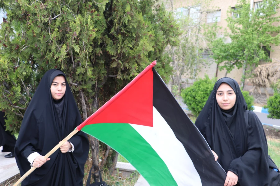 اجتماع دانشجو معلمان ، اساتید و کارکنان دانشگاه فرهنگیان  آذربایجان شرقی در حمایت از مردم مظلوم فلسطین و غزه 56