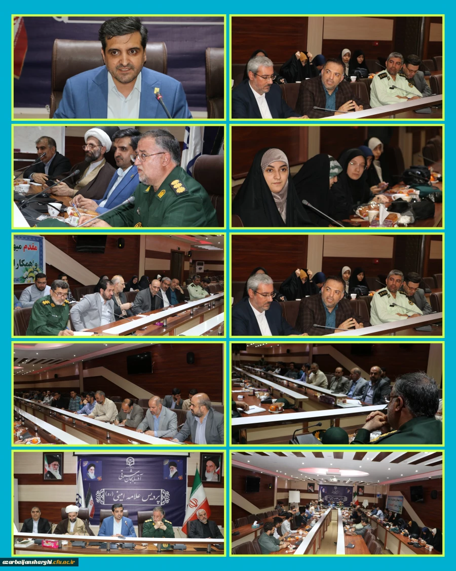 رونمایی از پوستر نخستین اجلاسیه شهدای دانشجومعلم دانشگاه فرهنگیان آذربایجان شرقی 5