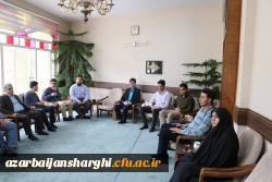 دیدار اعضای نخستین اجلاسیه شهدای دانشجومعلم دانشگاه فرهنگیان آذربایجان شرقی با نماینده ولی فقیه در استان وامام جمعه تبریز  3