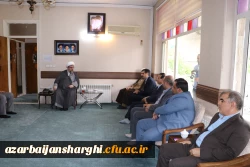دیدار اعضای نخستین اجلاسیه شهدای دانشجومعلم دانشگاه فرهنگیان آذربایجان شرقی با نماینده ولی فقیه در استان وامام جمعه تبریز  4